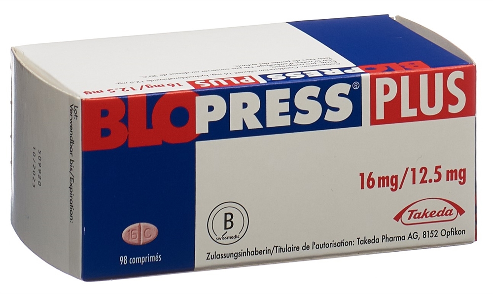 BLOPRESS plus cpr 16/12.5 mg 98 pce
