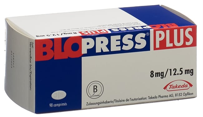 Blopress Plus 8/12.5 mg, Tabletten