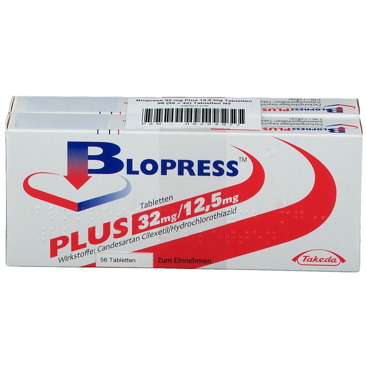 BLOPRESS plus cpr 32/12.5 mg 98 pce