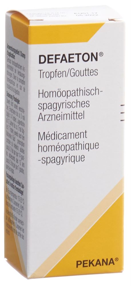 Defaeton, Tropfen zum Einnehmen