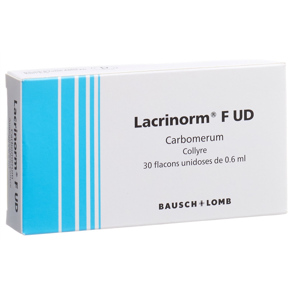 LACRINORM F UD gtt opht 30 unidos 0.6 ml