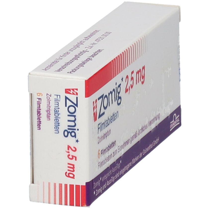 Zomig oro, Schmelztabletten