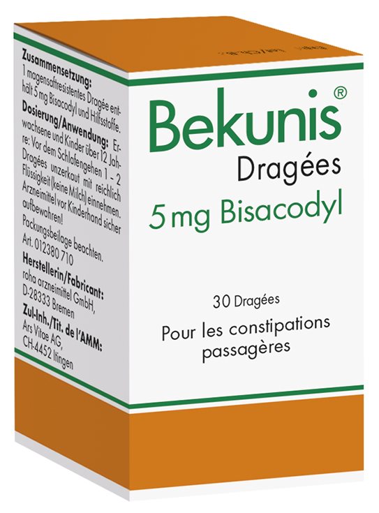 Bekunis Dragées Bisacodyl