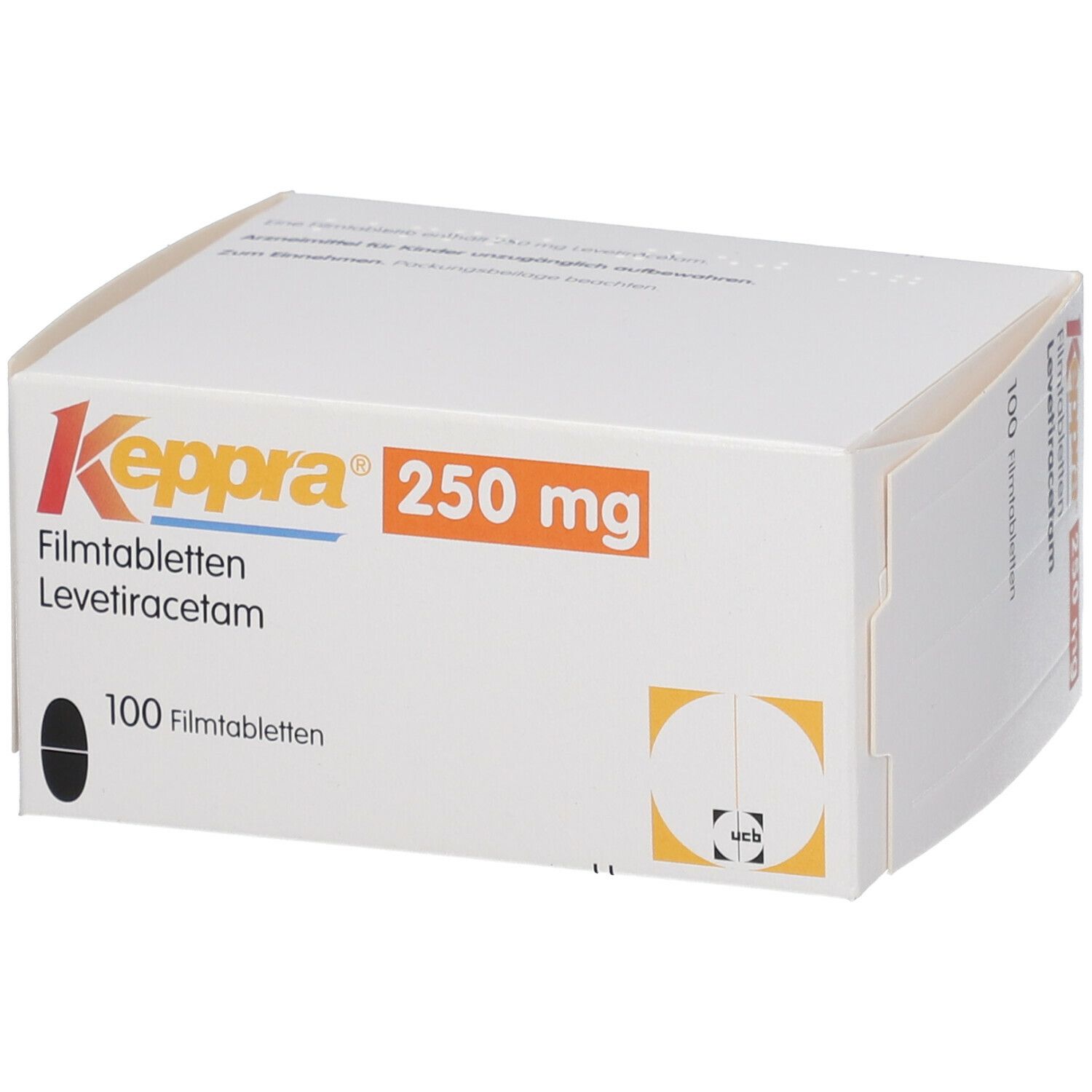 Keppra 250 mg, comprimés pelliculés