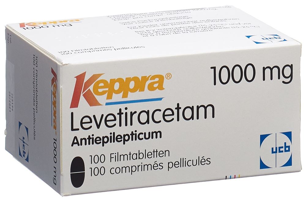 KEPPRA cpr pell 1000 mg 100 pce