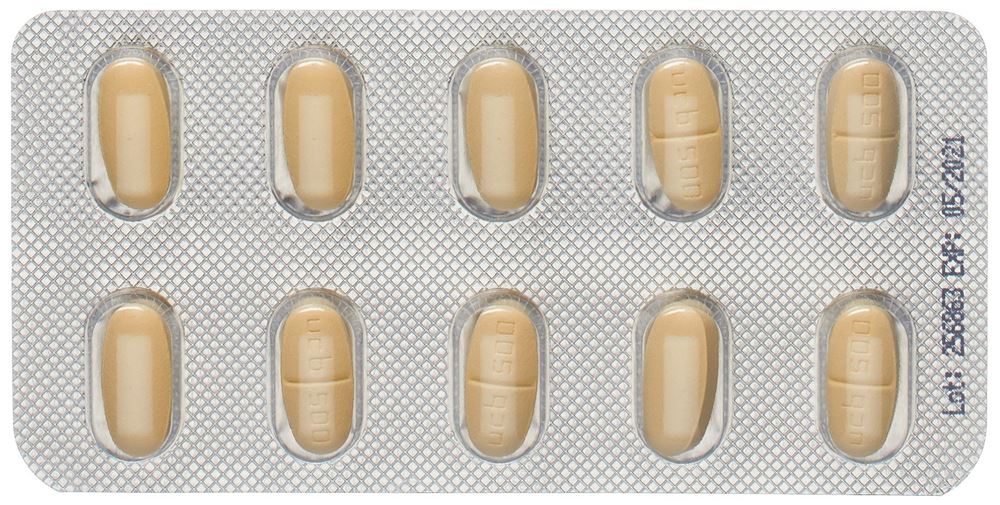 KEPPRA cpr pell 500 mg 100 pce