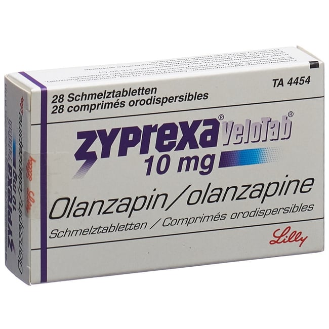 Zyprexa Velotab 10 mg, Schmelztabletten