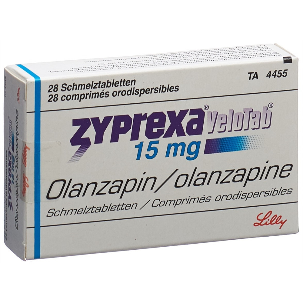 ZYPREXA Velotab cpr orodisp 15 mg 28 pce