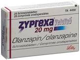 Zyprexa Velotab 20 mg, Schmelztabletten