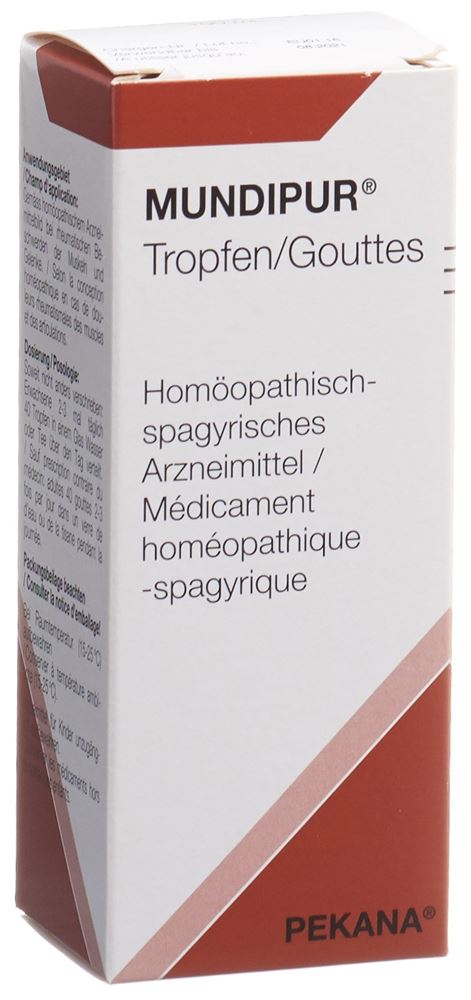 Mundipur, Tropfen zum Einnehmen