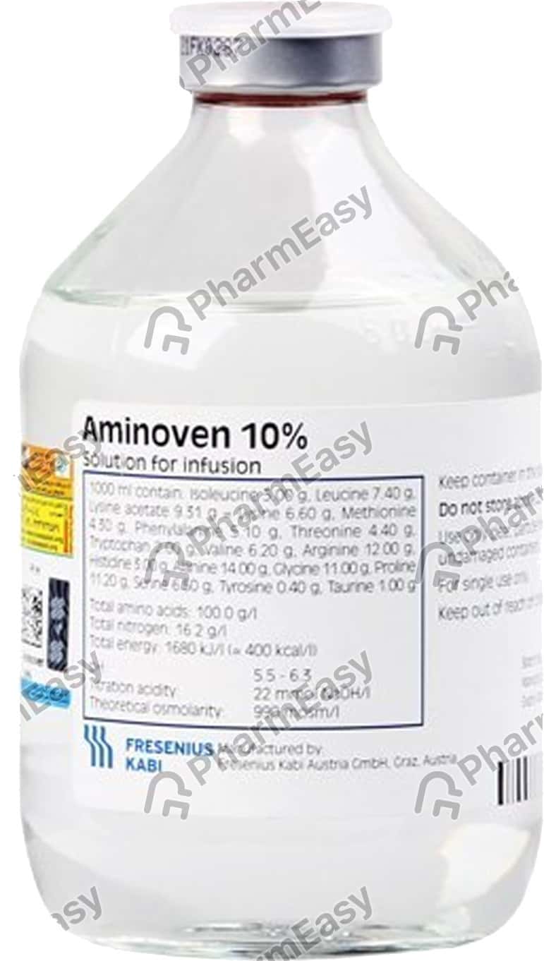 AMINOVEN sol perf 15 % 500ml fl 10 pce