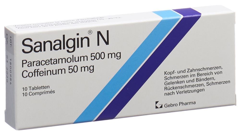 Sanalgin N, Tabletten