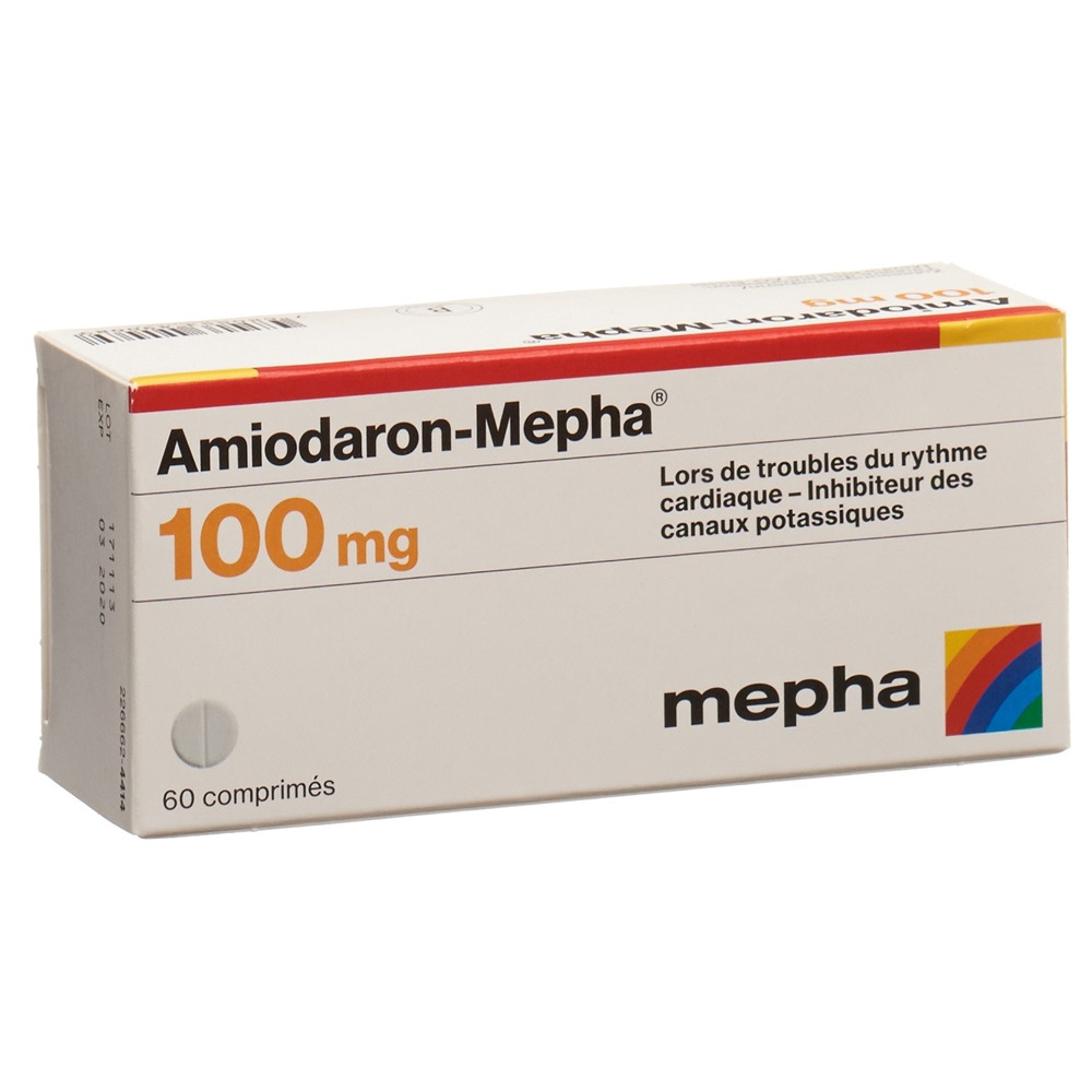 AMIODARON Mepha cpr 100 mg 60 pce