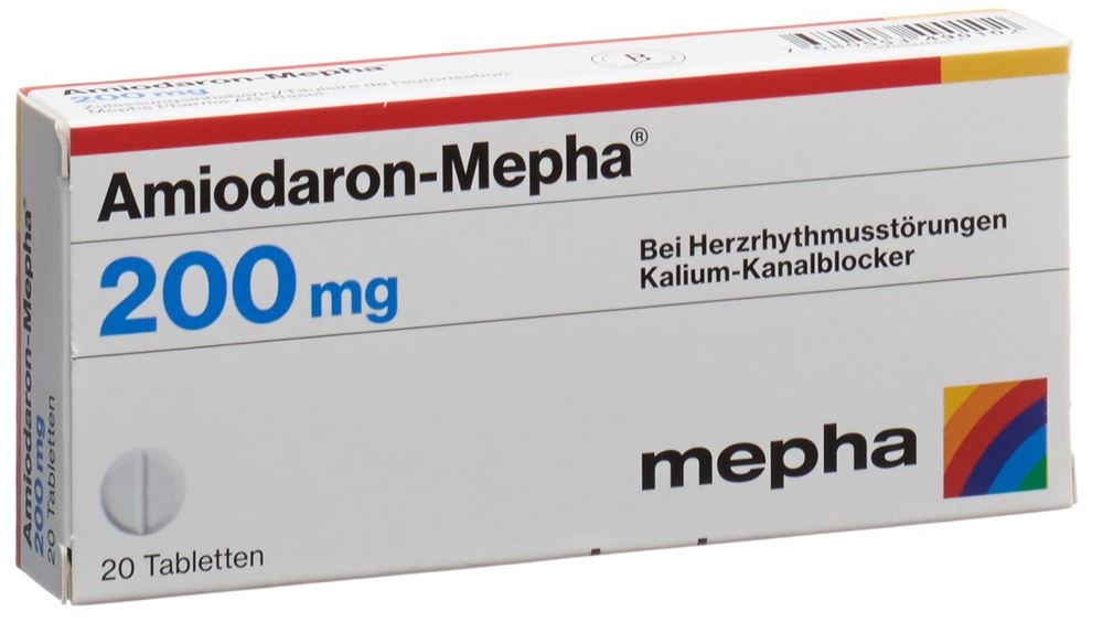 AMIODARON Mepha cpr 200 mg 20 pce