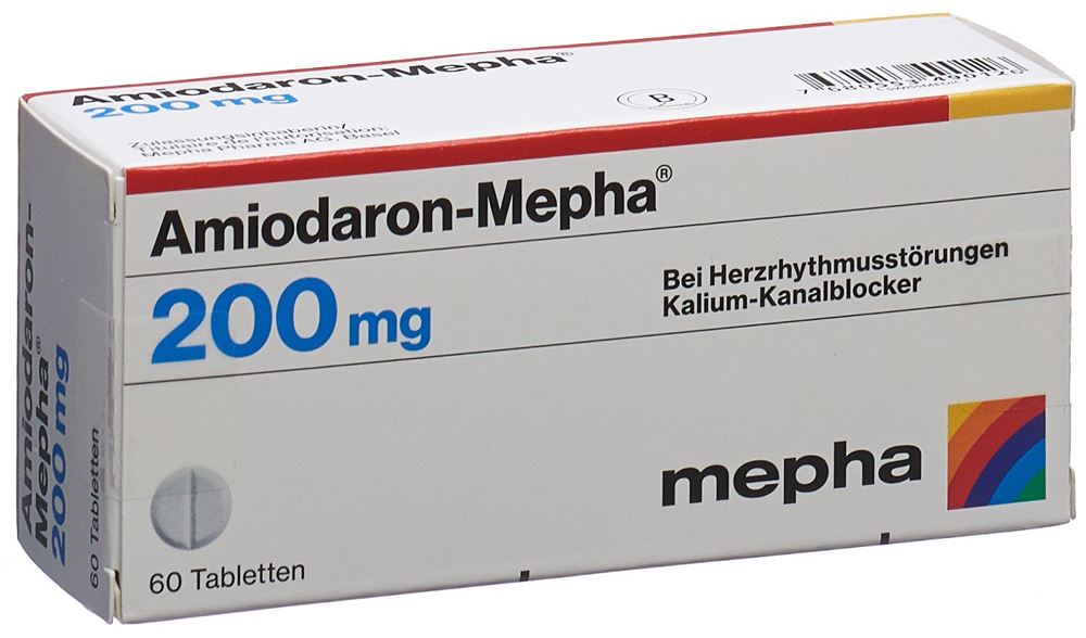 AMIODARON Mepha cpr 200 mg 60 pce