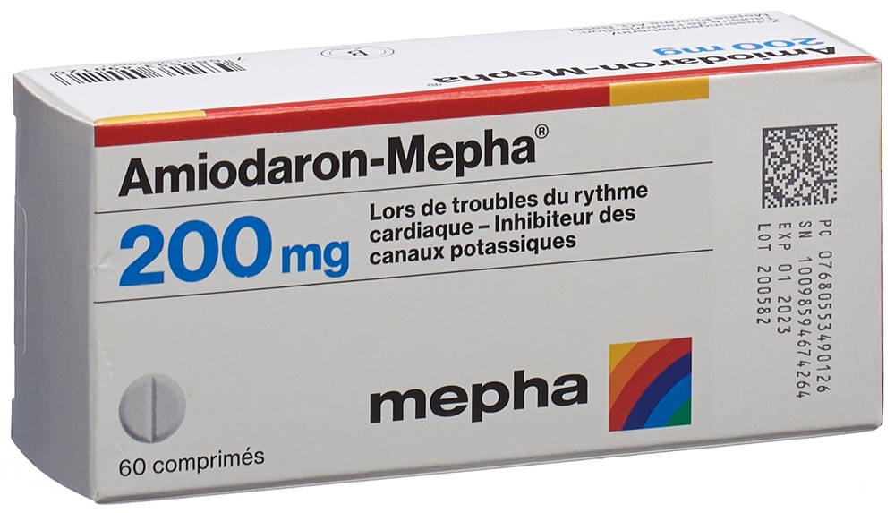 AMIODARON Mepha cpr 200 mg 60 pce