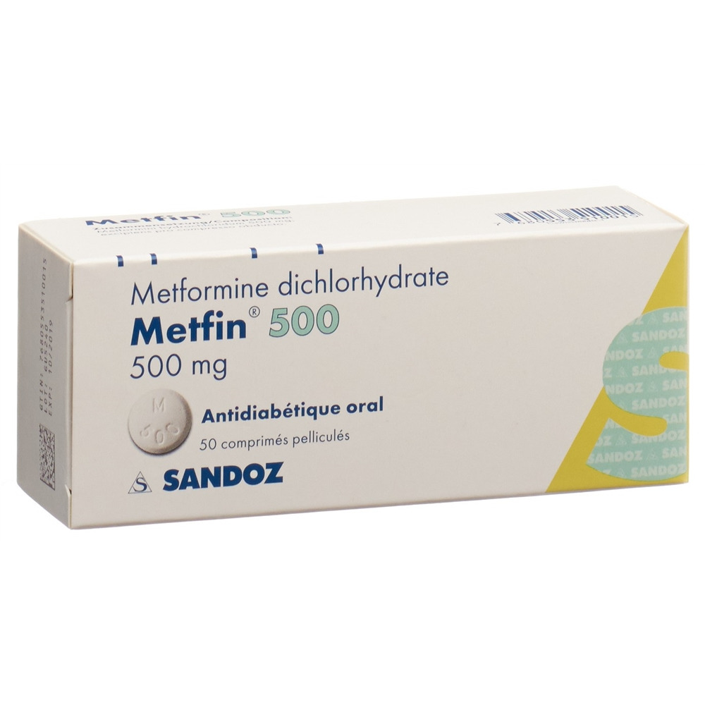 METFIN cpr pell 500 mg 50 pce