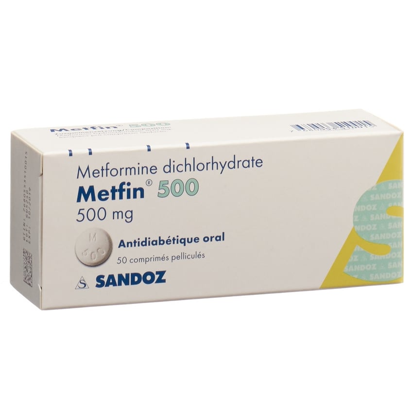 METFIN cpr pell 500 mg 50 pce