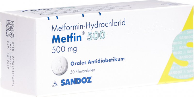 METFIN cpr pell 500 mg 50 pce