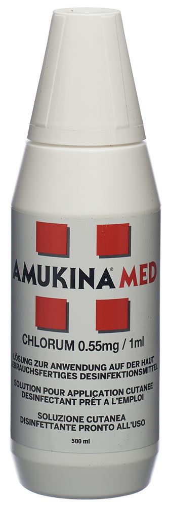 AMUKINA MED sol fl plast 500 ml