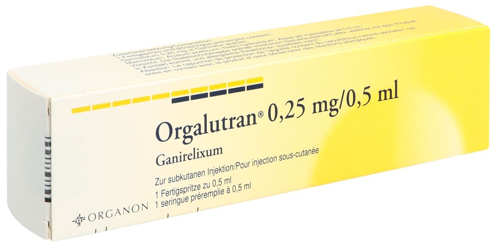 Orgalutran, Injektionslösung in einer Fertigspritze