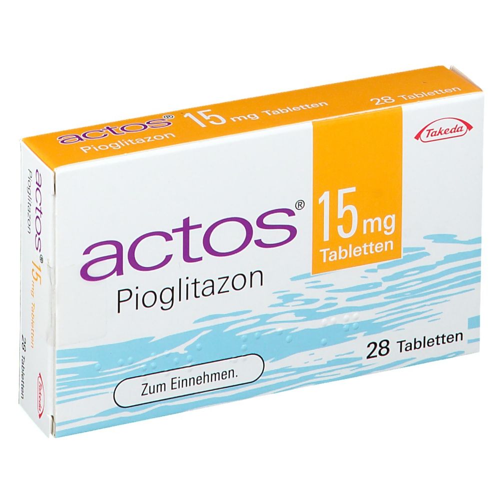 Actos 15 mg, Tabletten