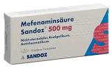 Mefenaminsäure Sandoz 500, Suppositorien