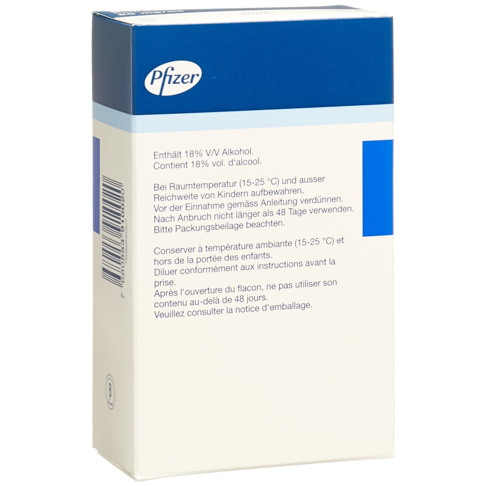 ZOLOFT concentré oral sol 20 mg/ml fl 60 ml