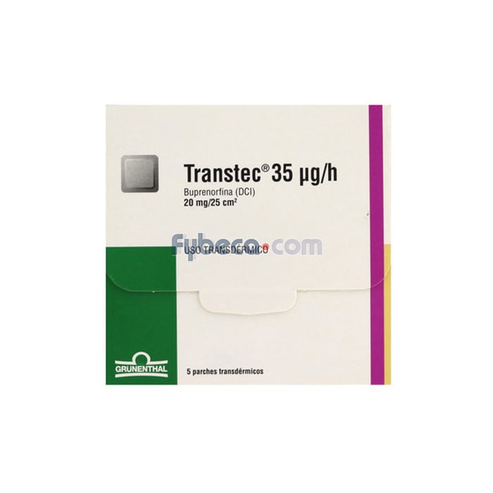 Transtec 35 ug/h, Transdermales Pflaster