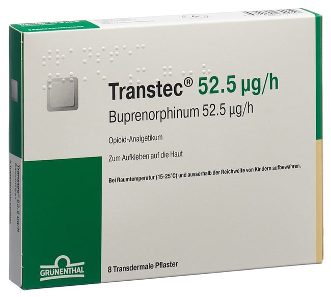 Transtec 52,5 ug/h, Transdermales Pflaster