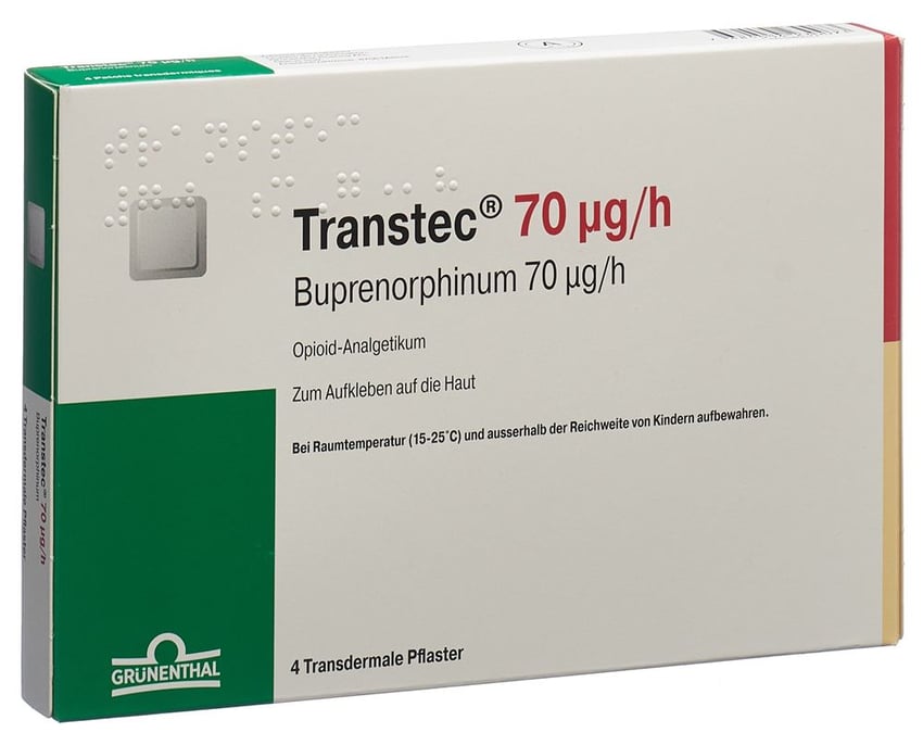 Transtec 70 ug/h, Transdermales Pflaster