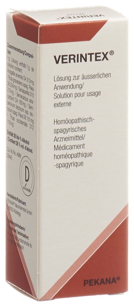 Verintex, Flüssigkeit zur Anwendung auf der Haut