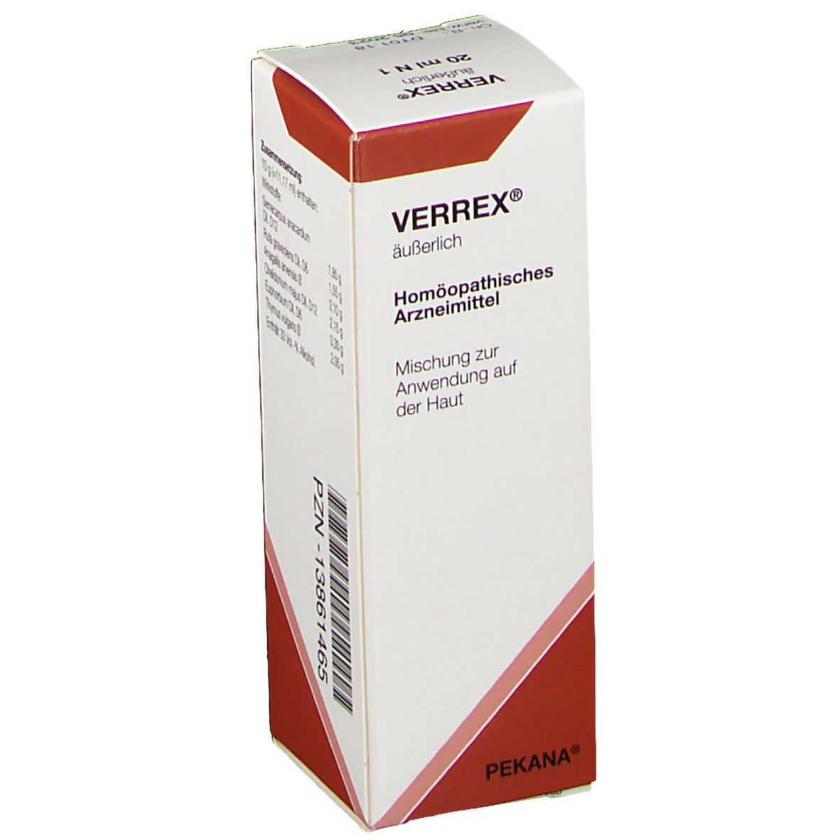 Verintex, Flüssigkeit zur Anwendung auf der Haut