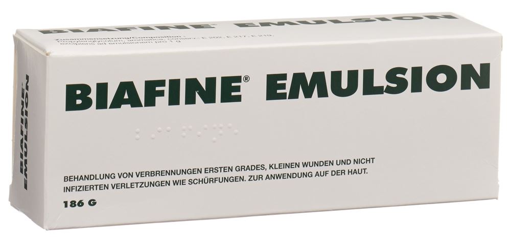 Biafine, Emulsion zur Anwendung auf der Haut