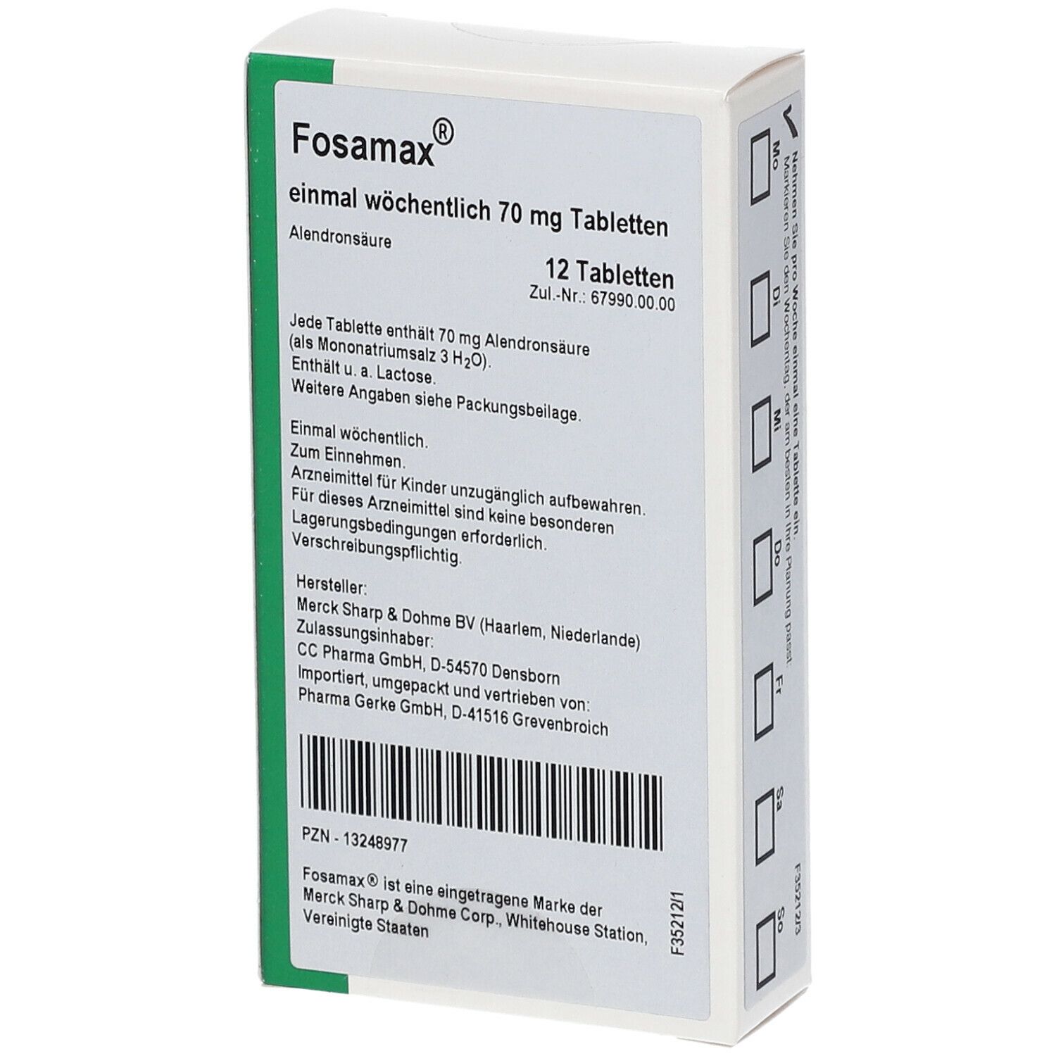 Fosamax 70 mg, Tabletten