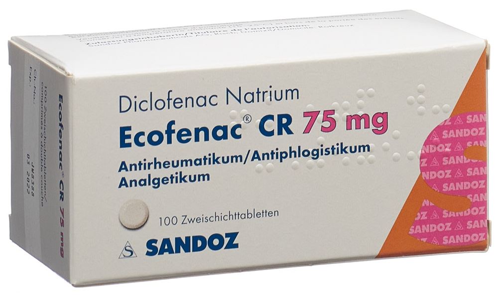 ECOFENAC CR cpr 75 mg 100 pce