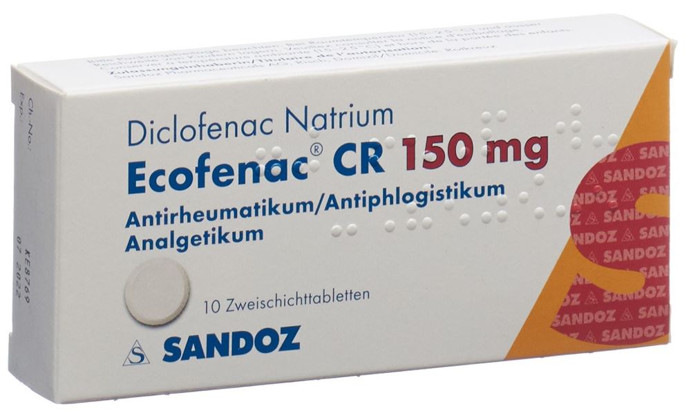 ECOFENAC CR cpr 150 mg 10 pce