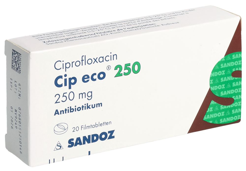 CIP ECO cpr pell 250 mg 20 pce