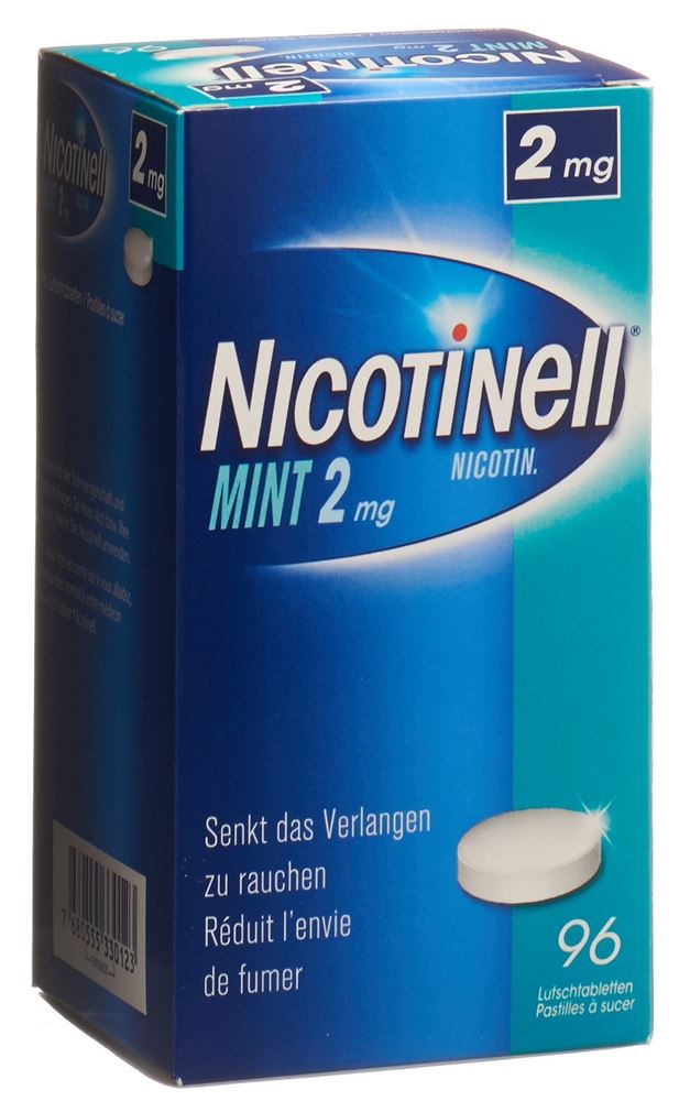 NICOTINELL cpr sucer 2 mg mint 96 pce
