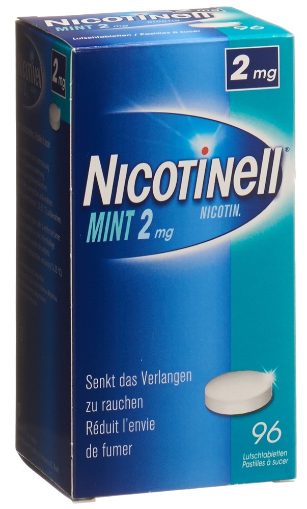 NICOTINELL cpr sucer 2 mg mint 96 pce