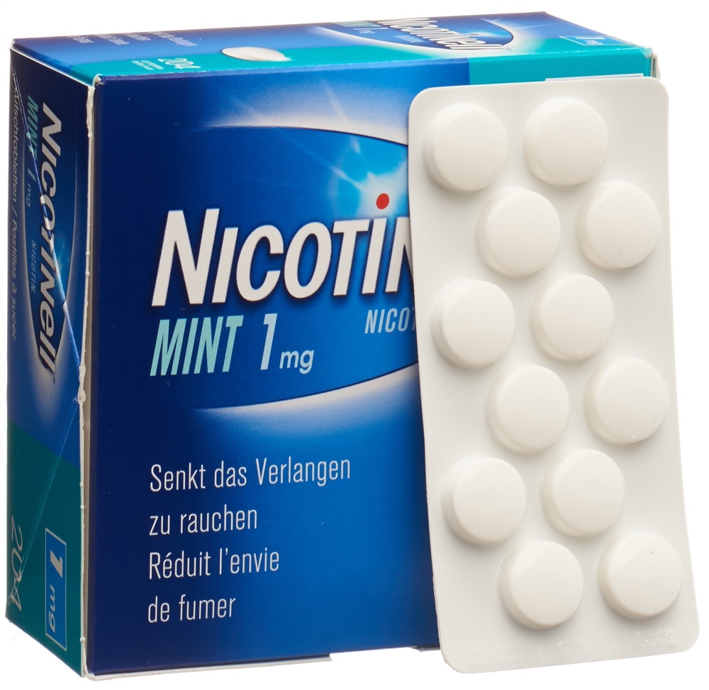 NICOTINELL cpr sucer 1 mg mint 204 pce