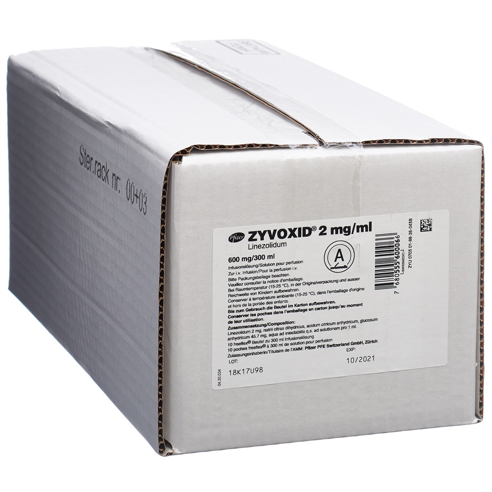 Zyvoxid 2 mg/ml, Infusionslösung