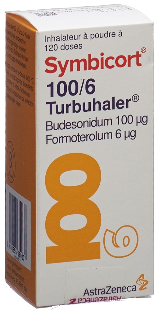 SYMBICORT 100/6 turbuhaler 120 dos