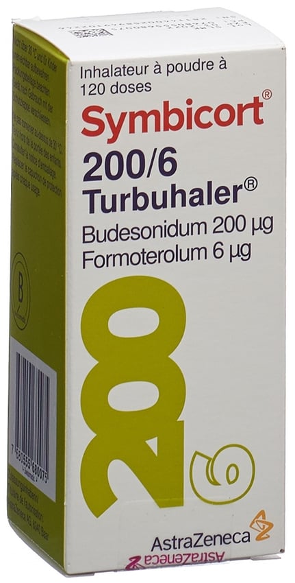 SYMBICORT 200/6 turbuhaler 120 dos
