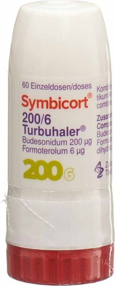 SYMBICORT 200/6 turbuhaler 120 dos