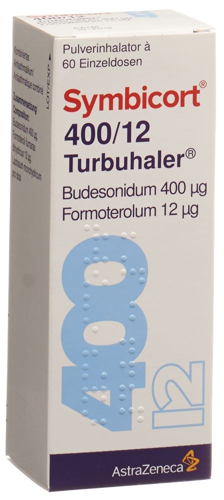 SYMBICORT 400/12 turbuhaler 60 dos