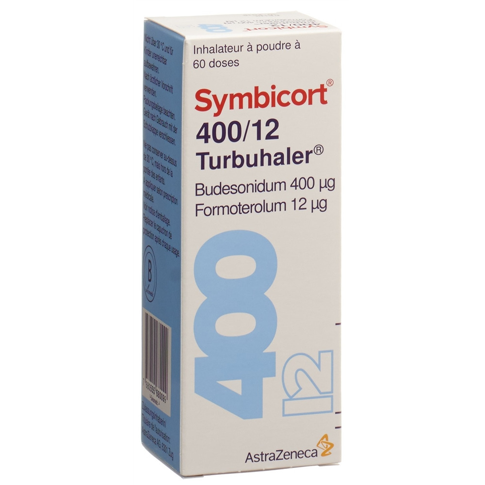 SYMBICORT 400/12 turbuhaler 60 dos