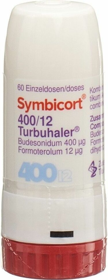 SYMBICORT 400/12 turbuhaler 60 dos