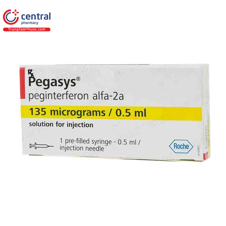 Pegasys 135 mcg/0,5 ml, Injektionslösung in einer Fertigspritze