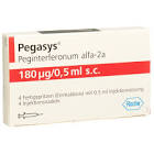 Pegasys 180 mcg/0,5 ml, Injektionslösung in einer Fertigspritze